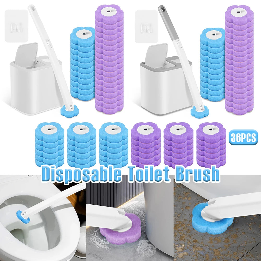 FreshGrip Compact Toilet Brush Kit